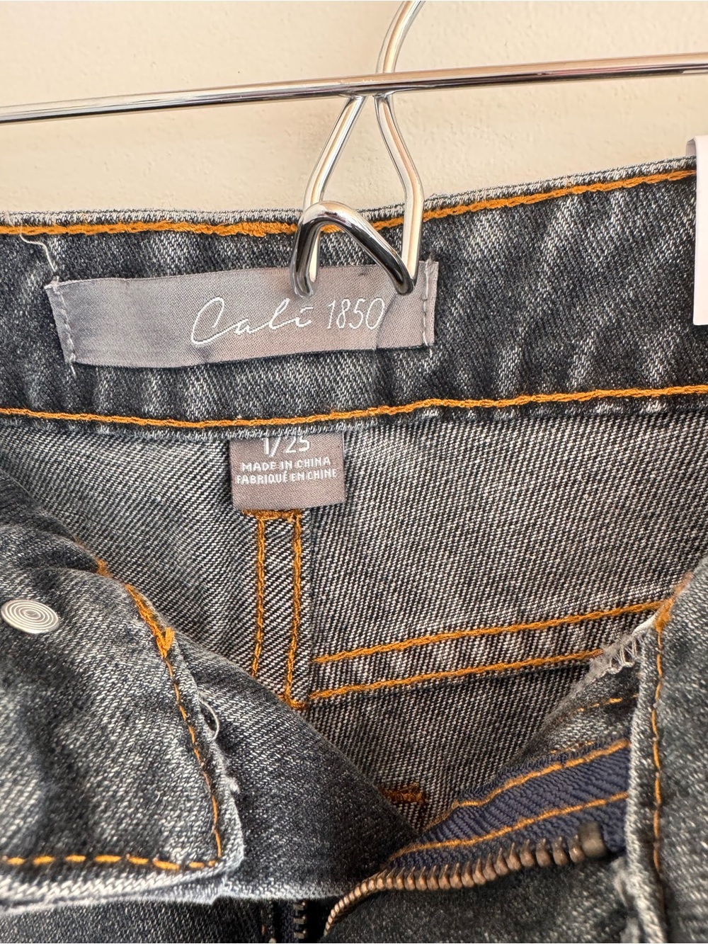 Rose Rhinestone Low Rise Slouchy Jean - Picture 8 of 13